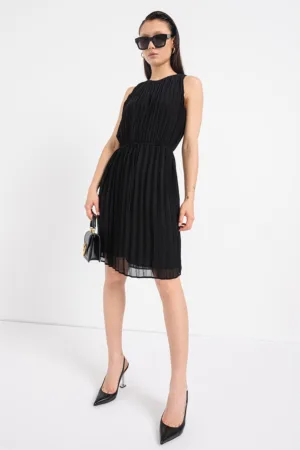 Rochie plisse de sifon