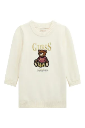 Rochie-pulover cu broderie