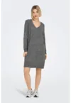 Rochie-pulover cu decolteu in V Elanora