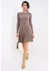Rochie-pulover cu pliuri