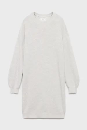 Rochie-pulover din bumbac