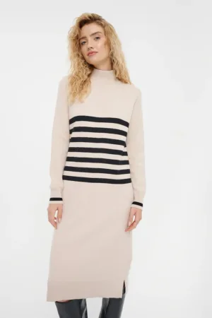 Rochie-pulover in dungi