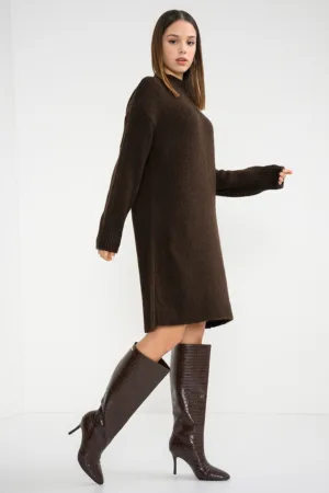 Rochie-pulover midi lejera