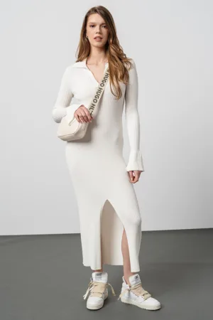Rochie-pulover striata