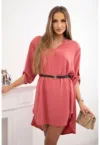 Rochie regular fit cu o curea -