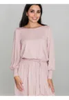 Rochie  roz - casual - viscoza -