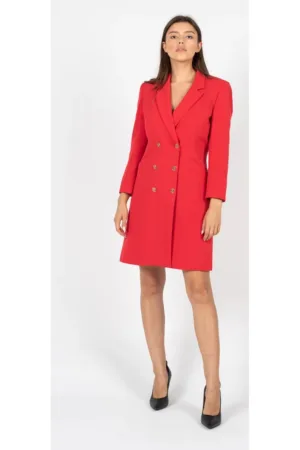 Rochie sacou cu decolteu in V -