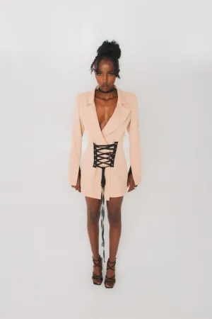 Rochie-sacou cu siret