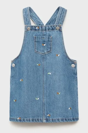 Rochie-sarafan cu detalii brodate