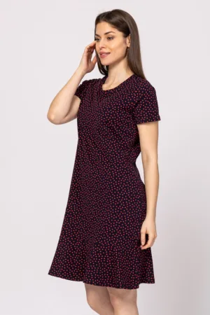 Rochie scurta Vimon - Visiniu -