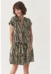 Rochie scurta cu animal print