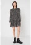 Rochie scurta cu animal print Aminta