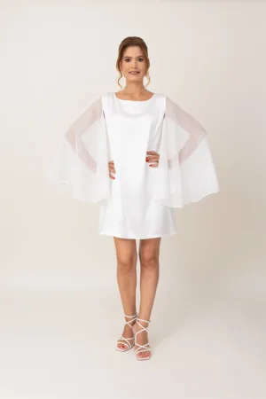 Rochie scurta cu aspect transparent