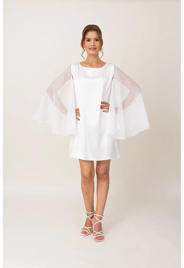 Rochie scurta cu aspect transparent