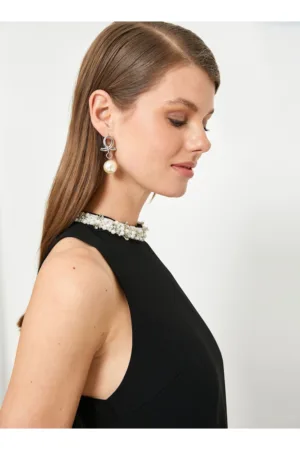 Rochie scurta cu decolteu american