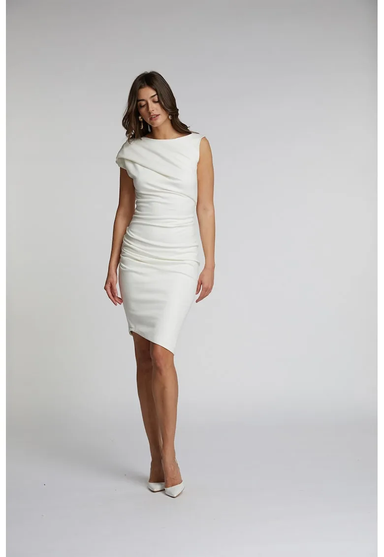 Rochie scurta cu design petrecut