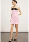 Rochie scurta cu funda