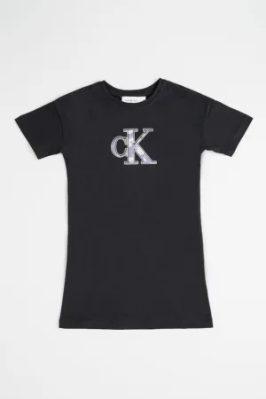 Rochie scurta cu imprimeu logo