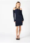 Rochie scurta cu maneca lunga -