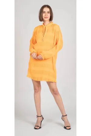 Rochie scurta cu maneci bufante - 36