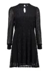 Rochie scurta cu maneci lungi