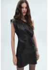 Rochie scurta cu model asimetric One