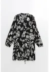 Rochie scurta cu model floral