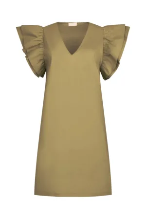 Rochie scurta cu poplin