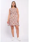 Rochie scurta de bumbac cu model