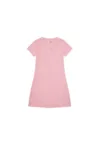 Rochie scurta din amestec de bumbac cu model logo