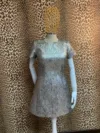 Rochie scurta din brocard cu croiala cambrata