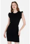 Rochie scurta din bumbac cu croiala bodycon