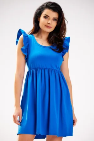 Rochie scurta eleganta de bumbac