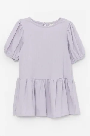 Rochie scurta evazata cu maneci bufante