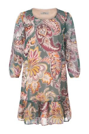 Rochie scurta imprimeu paisley