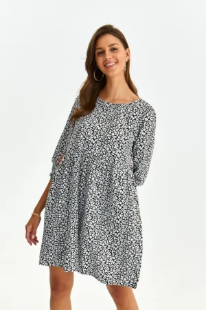Rochie scurta lejera cu animal print
