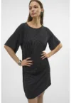 Rochie scurta lejera din lurex