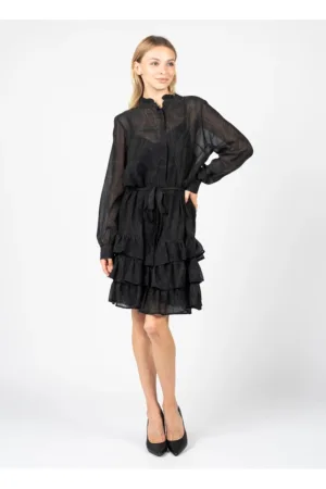 Rochie scurta semi-transparenta - 42