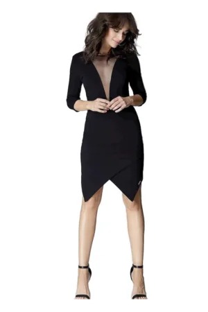 Rochie seara - Bumbac - Negru