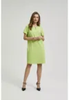 Rochie simpla verde - pana la genunchi