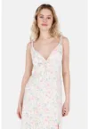 Rochie slim fit cu model floral