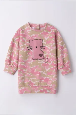 Rochie sport cu imprimeu camuflaj