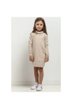 Rochie sport cu maneci lungi MMD37 bej deschis