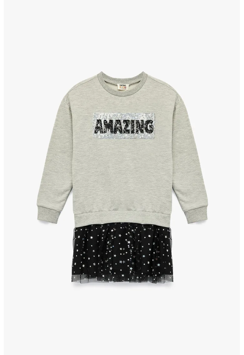 Rochie sport cu paiete si tul