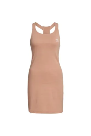 Rochie sport dama  model Racer - portocalie - bumbac si elastan - cu logo -