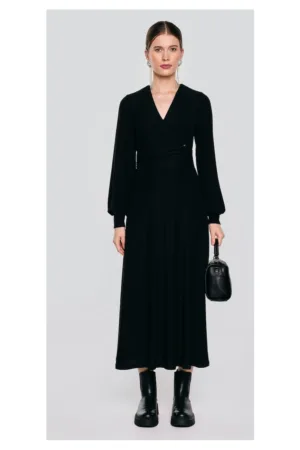 Rochie stralucitoare cu decolteu in V Daniela