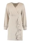 Rochie stralucitoare cu volan