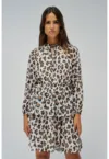 Rochie stratificata cu animal print