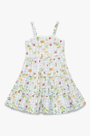 Rochie stratificata cu fructe