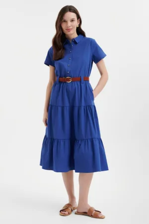 Rochie stratificata cu maneci scurte